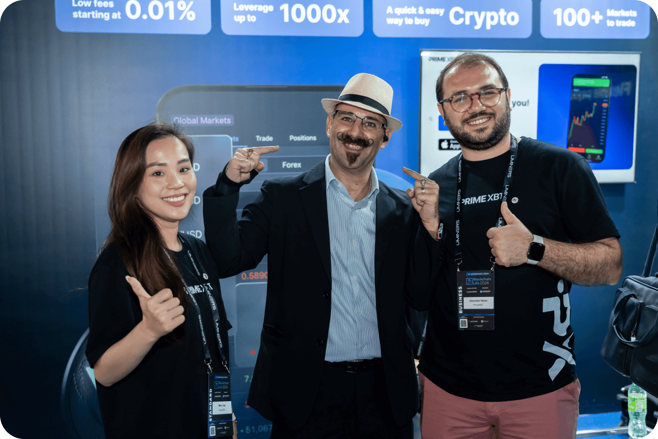 PrimeXBT 团队参加全球行业活动